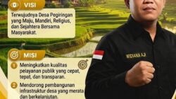 Usung Tagline “Pegiringan Berbenah”, Widiyana Aji Setiantoko Siap Maju dalam Pemilihan Kepala Desa Pegiringan.