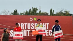 Atlet Muda Asal Pemalang, Imam Ibnu Sholeh, Sabet Juara Satu Kejuaraan Sprint Nasional 2026 wa